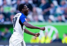 From call-up to goal: David Okereke Otele opens Bundesliga account